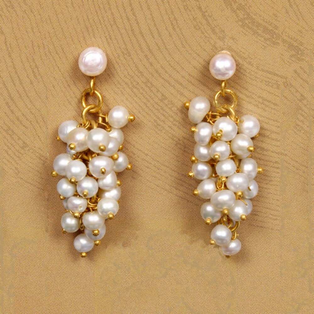 BOGO FREE PEARL CLUSTER GRAPE EARRINGS